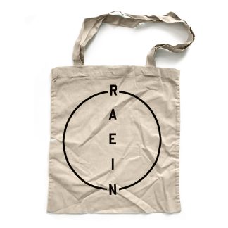 raein circle log tote bag