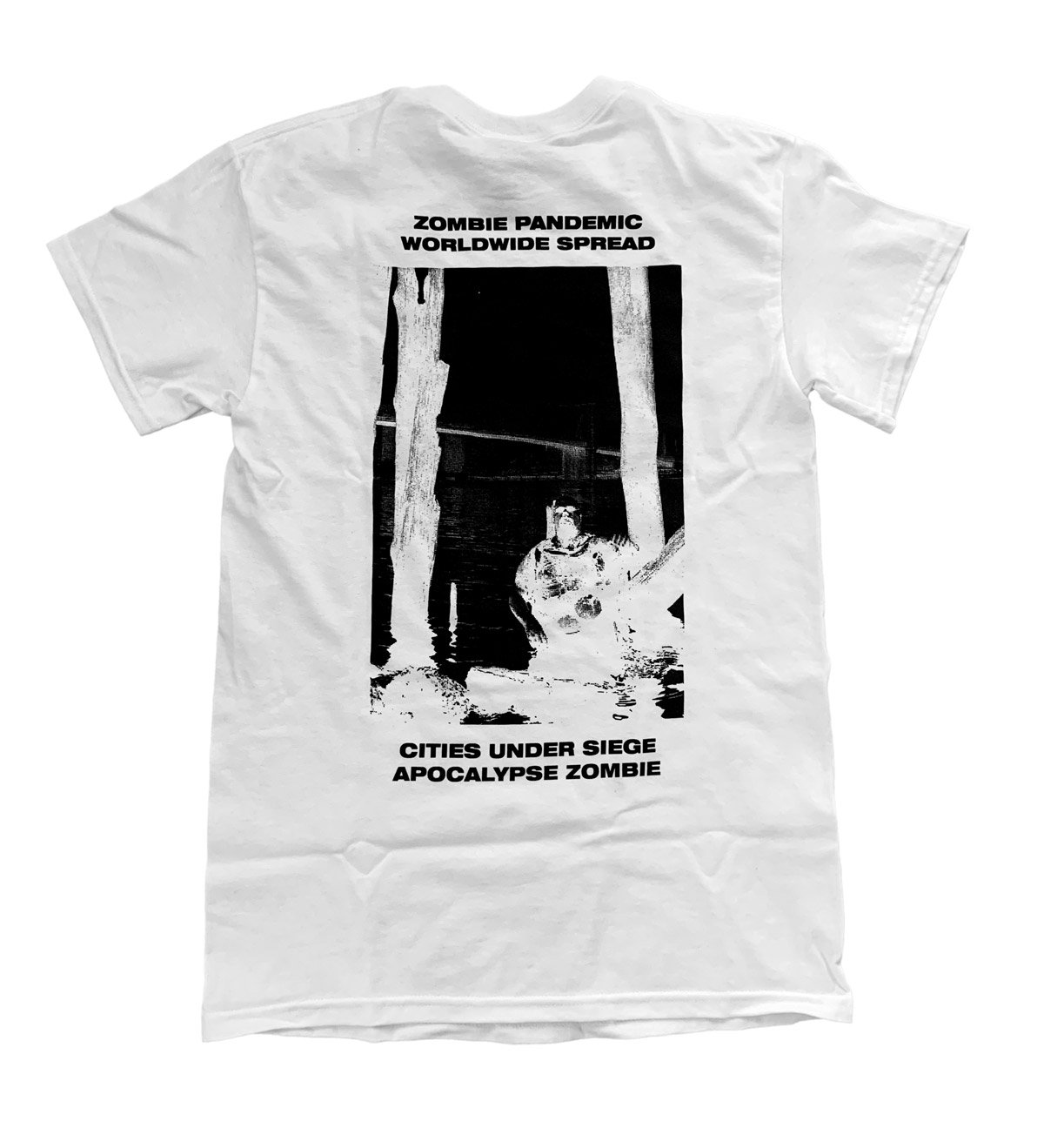 Fulci zombie pandemic white retro