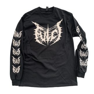fulci burning skull longsleeve front